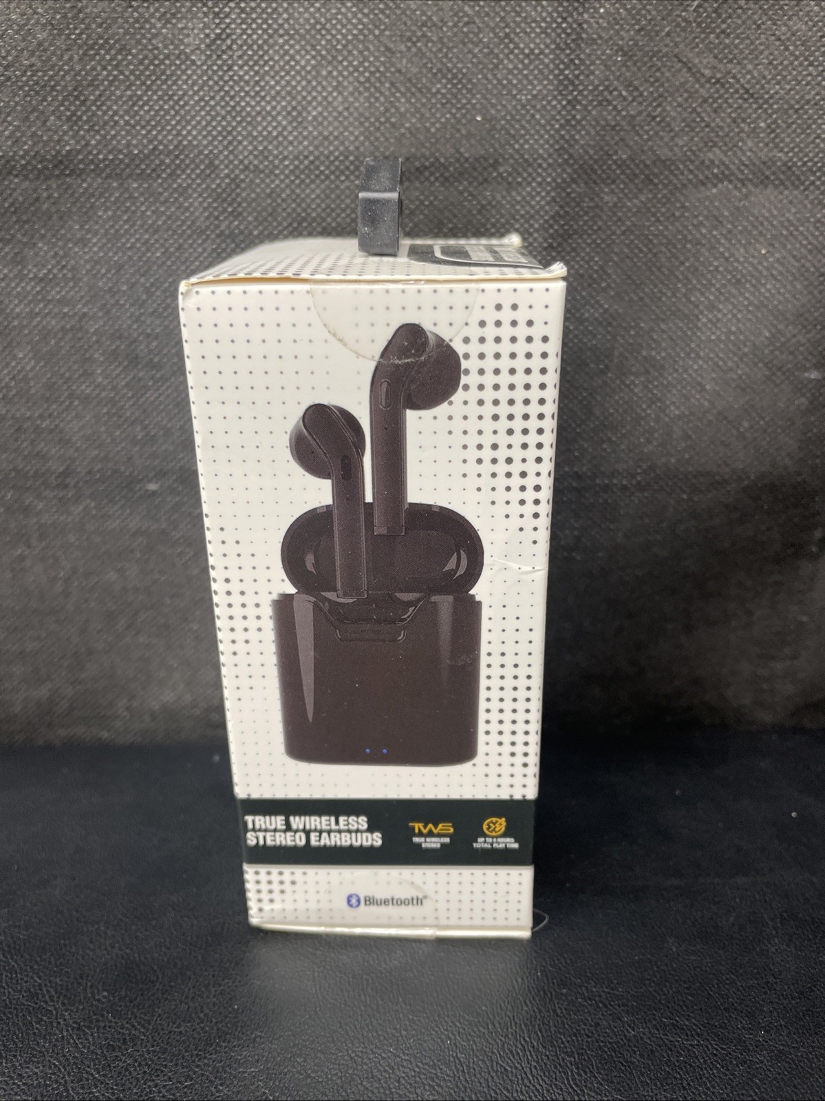 True Wireless Stereo Earbuds & Charging Case TWS Bluetooth Black, Model G0657