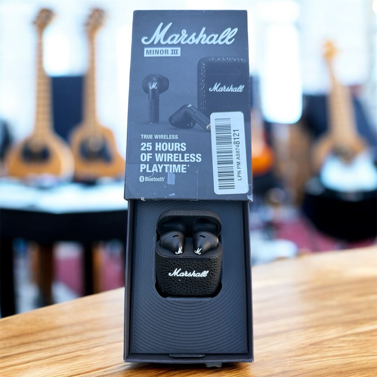Marshall Minor III True Wireless In-Ear Headphones – Black