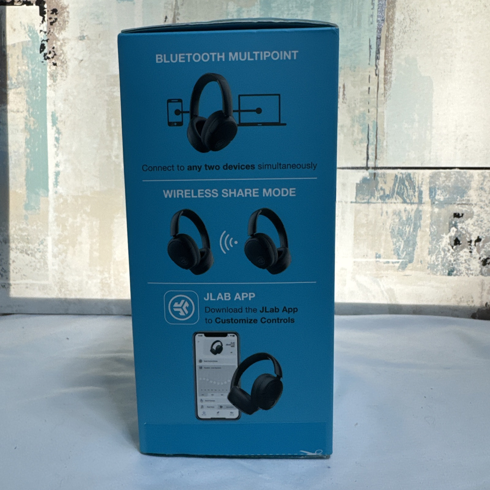 JLAB JBUDSLUX ANC WIRELESS OVER-EAR HEADPHONES