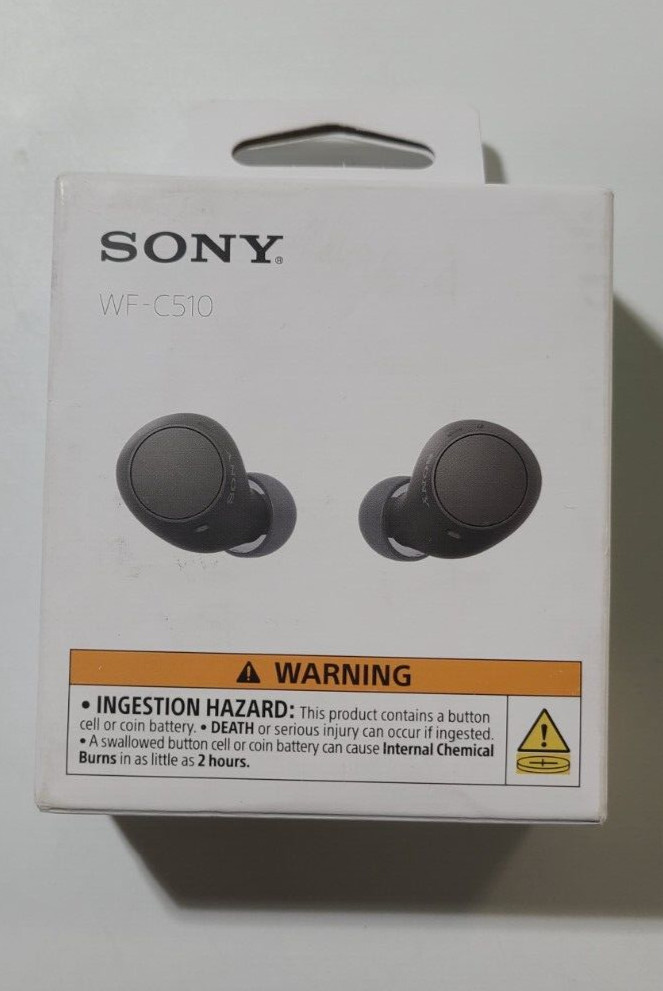 Sony WF-C510 Truly Wireless Earbuds, Black