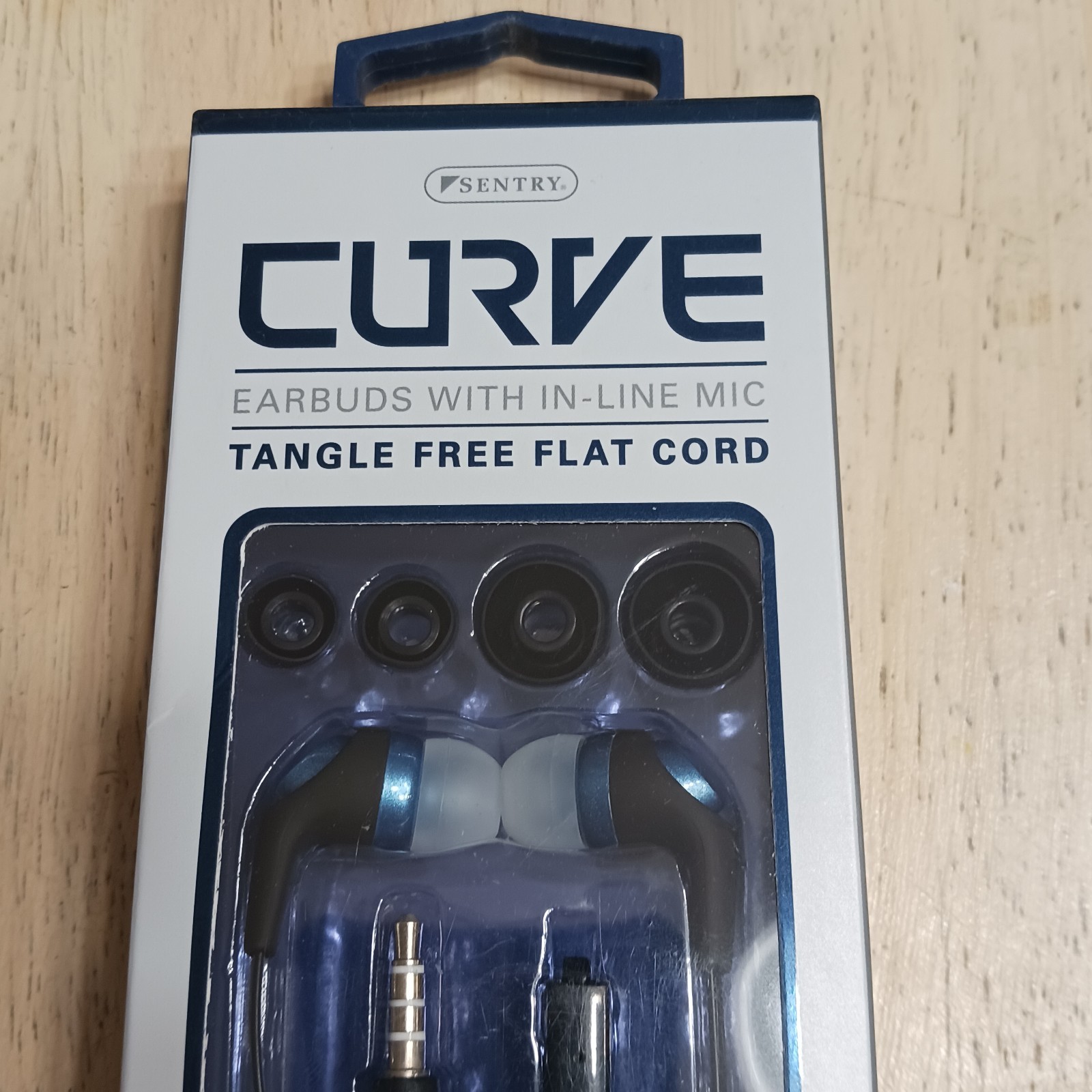 Curve Earbuds w/ In-Line Mic 3.5mm Tangle Free Flat Cord Multicolor Lot Of 11