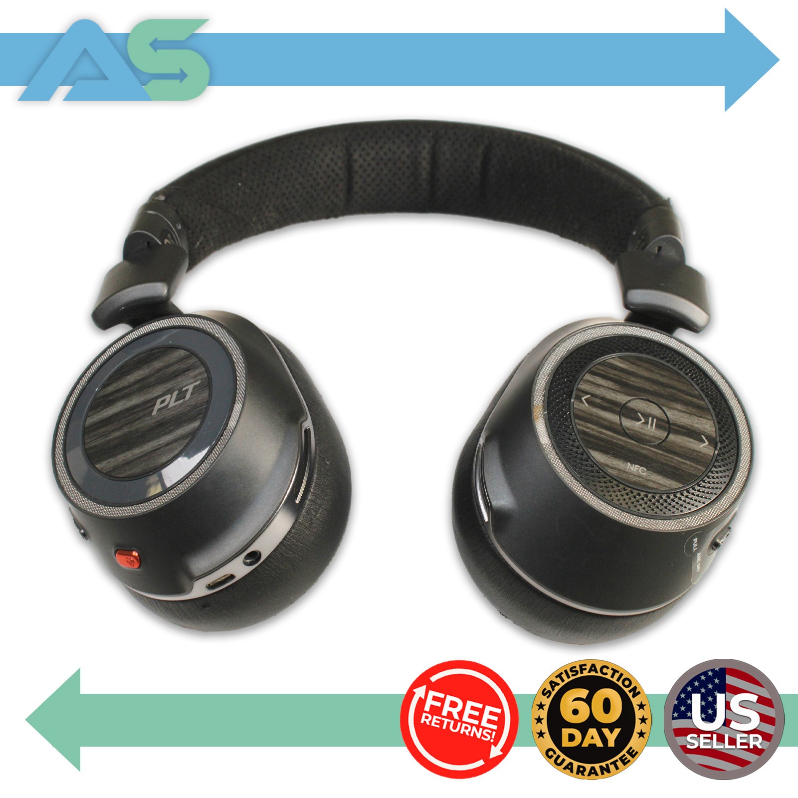 Plantronics B8200 208769-01 Wireless Headset Sweat-Proof with Noise Cancellation