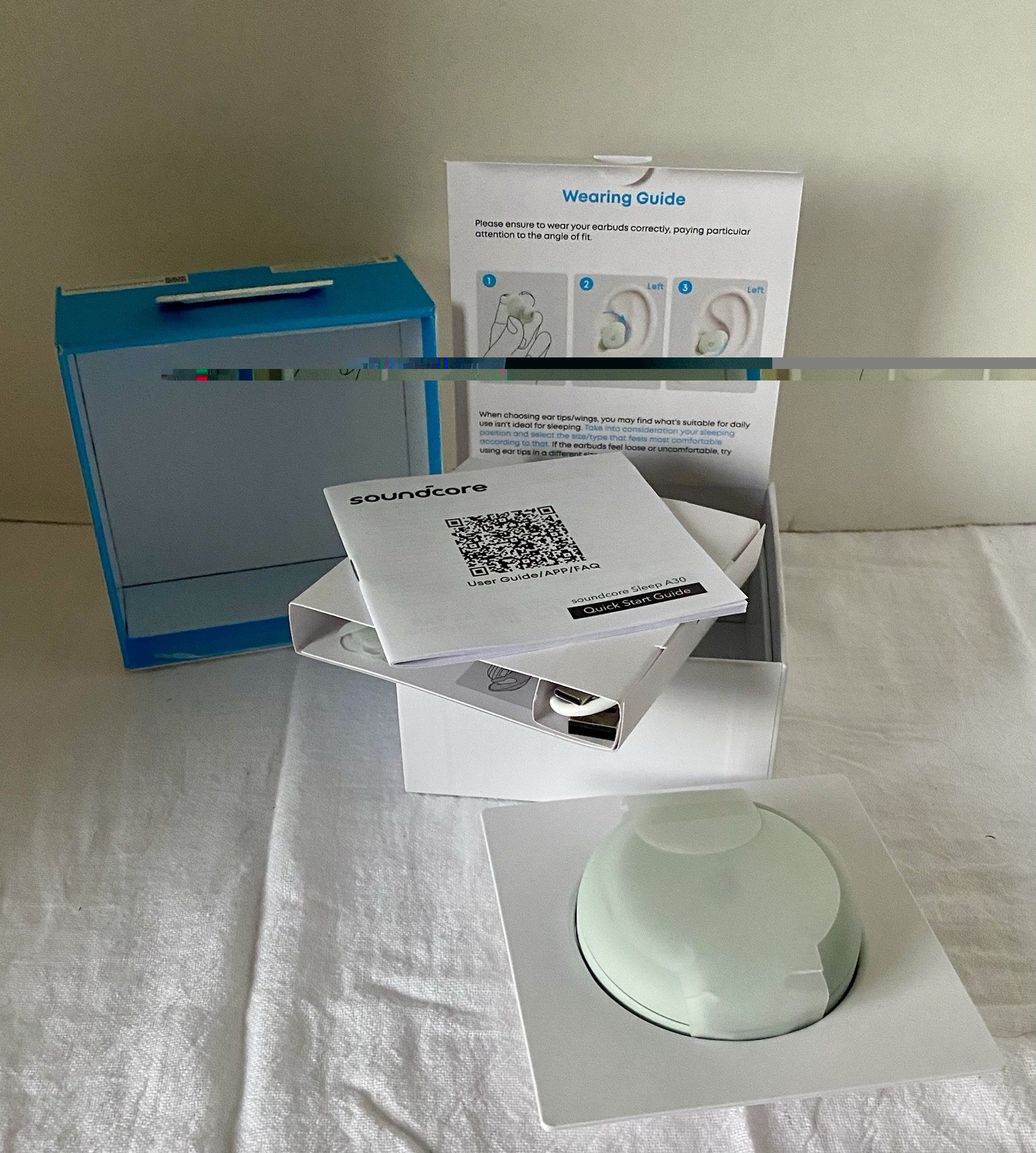 Soundcore Sleep A30 Smart ANC Earbuds By Anker / Mint Green