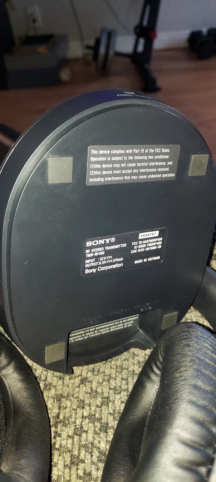 Sony WH-RF400R Wireless Home Theater Headphones for Watching TV, Movies,Sports