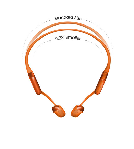 New Shokz OpenRun Pro 2 Mini Bone Conduction Sports Bluetooth Headphones Orange