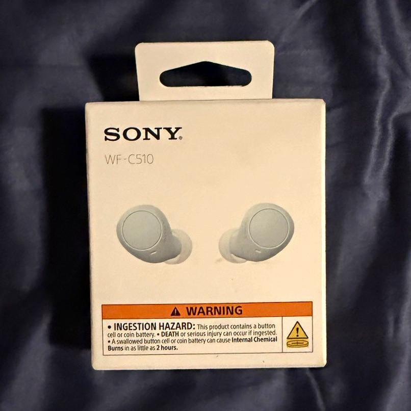 Sony WF-C510 In-Ear Wireless Bluetooth Earbuds, Blue (New)