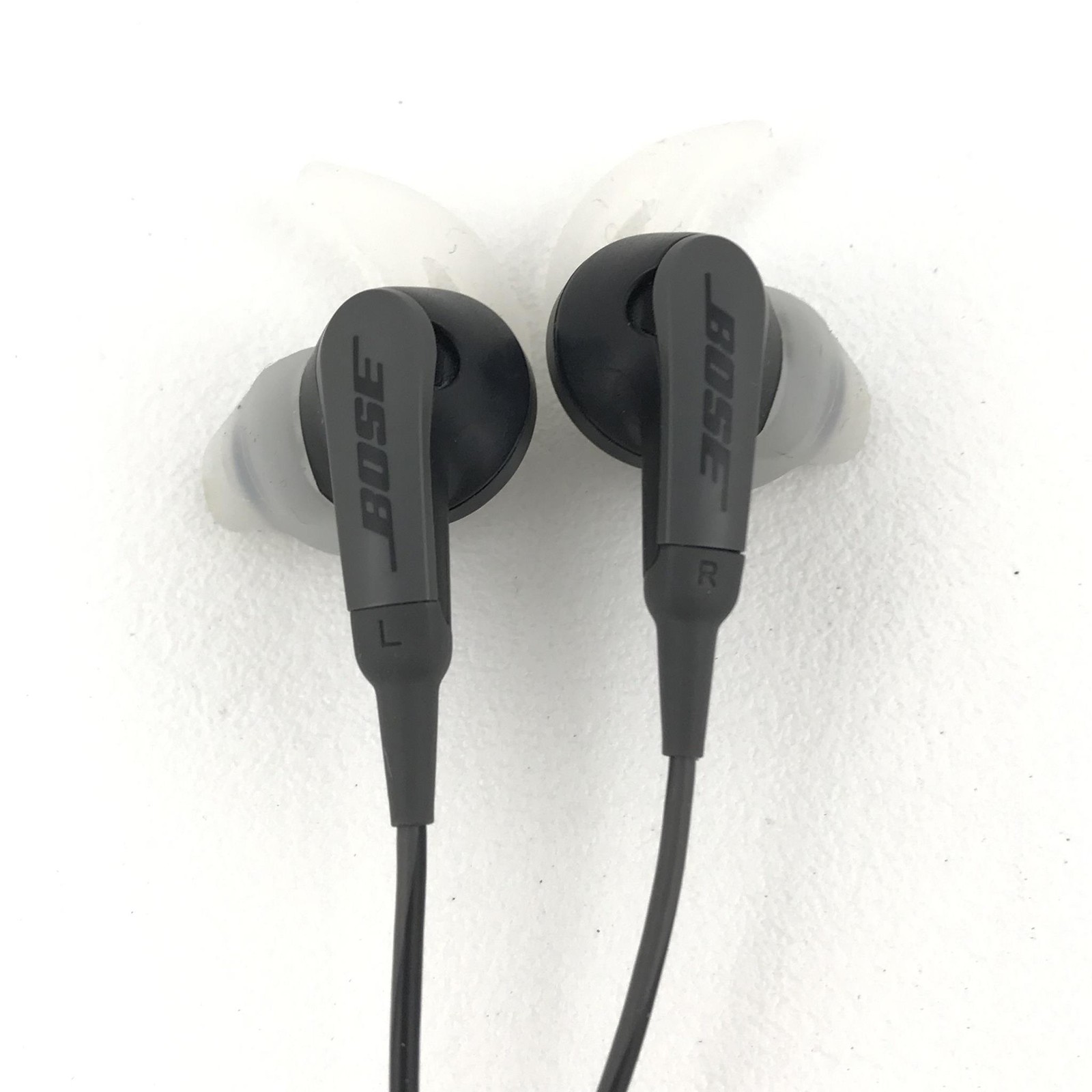 Bose Soundsport In-Ear Wired 3.5mm Earphones with Apple Controls -Charcoal Black