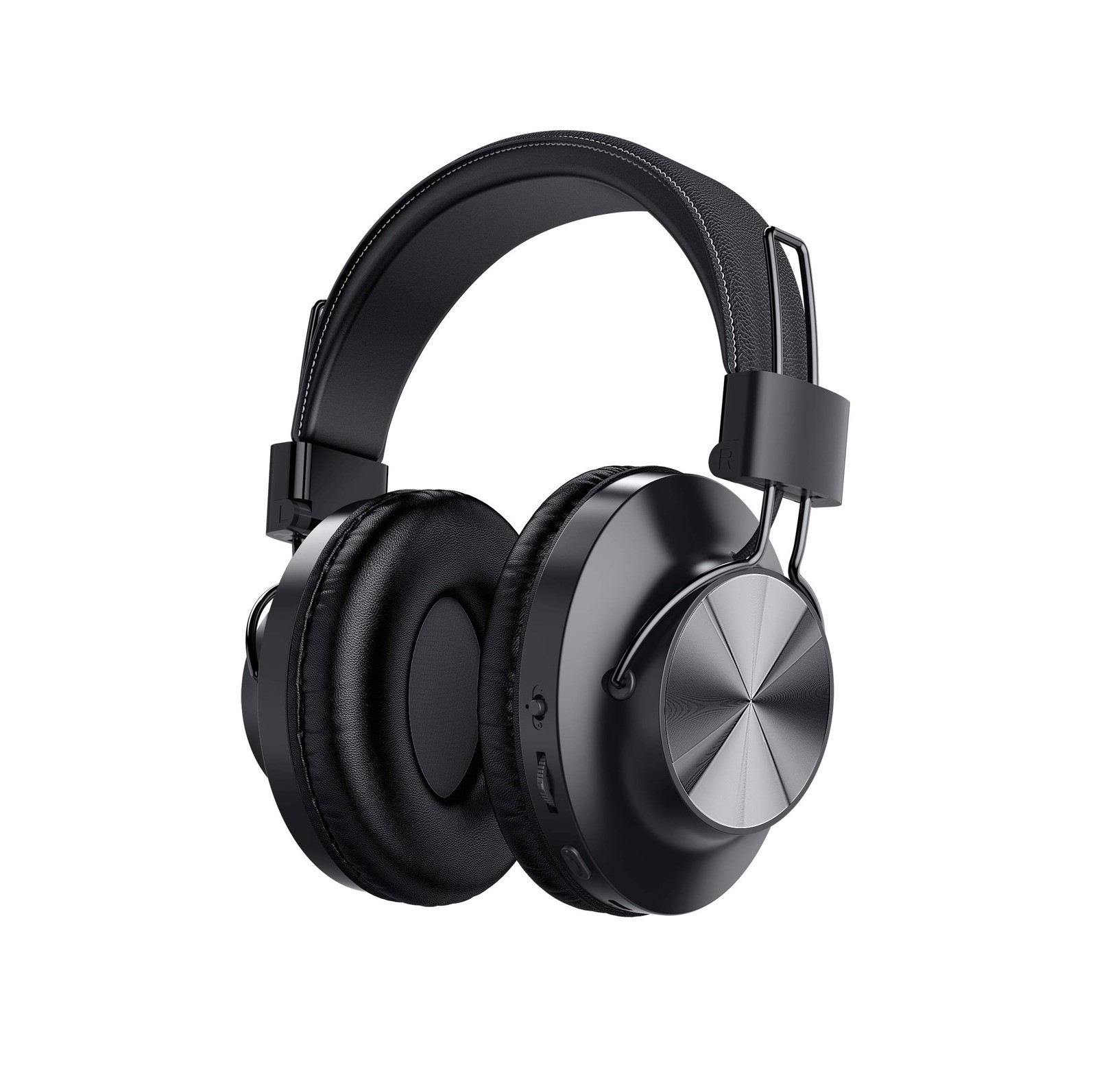 Bluetooth 5.0 Over- Ear Wireless Headphones 30 Hours Battery, 30 Hours, Black
