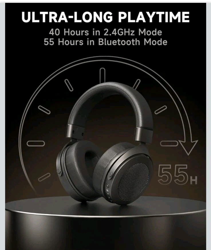 Auris 1000 2.4GHz True Wireless DJ Headphones Model# Captain 500
