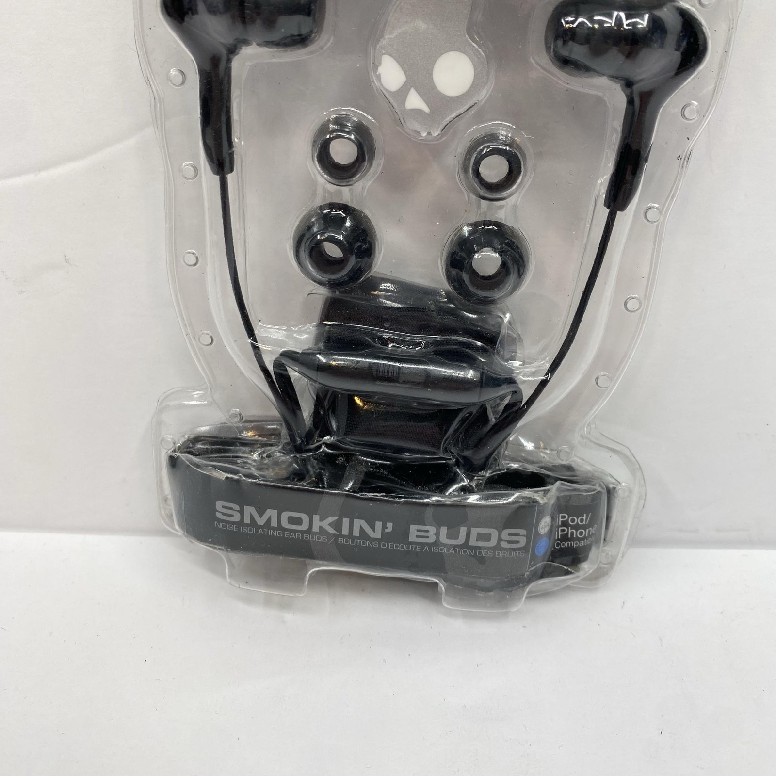 Skullcandy Smokin’ Buds In-Ear Wired Earbuds – Noise-Isolating New Black