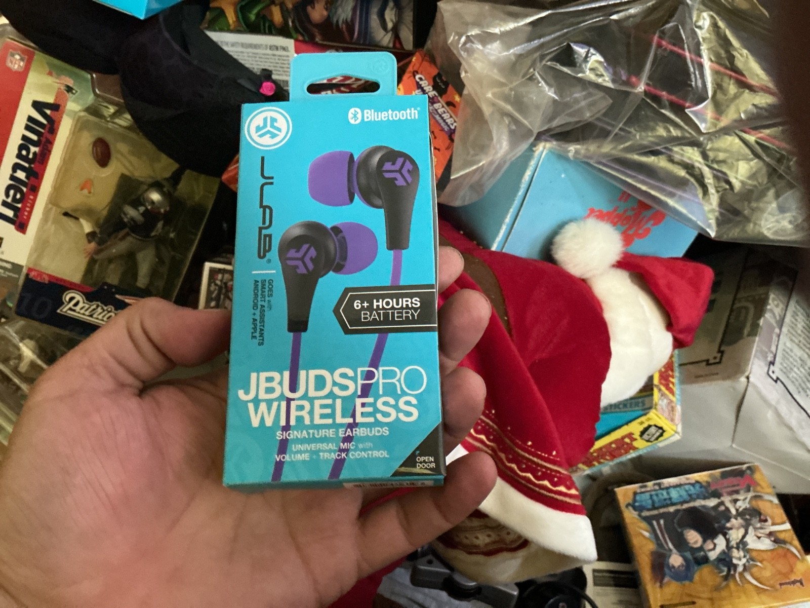 Jlab Jbuds Pro Wireless Signature Earbuds purple – Bluetooth 6+ Hours Playtime