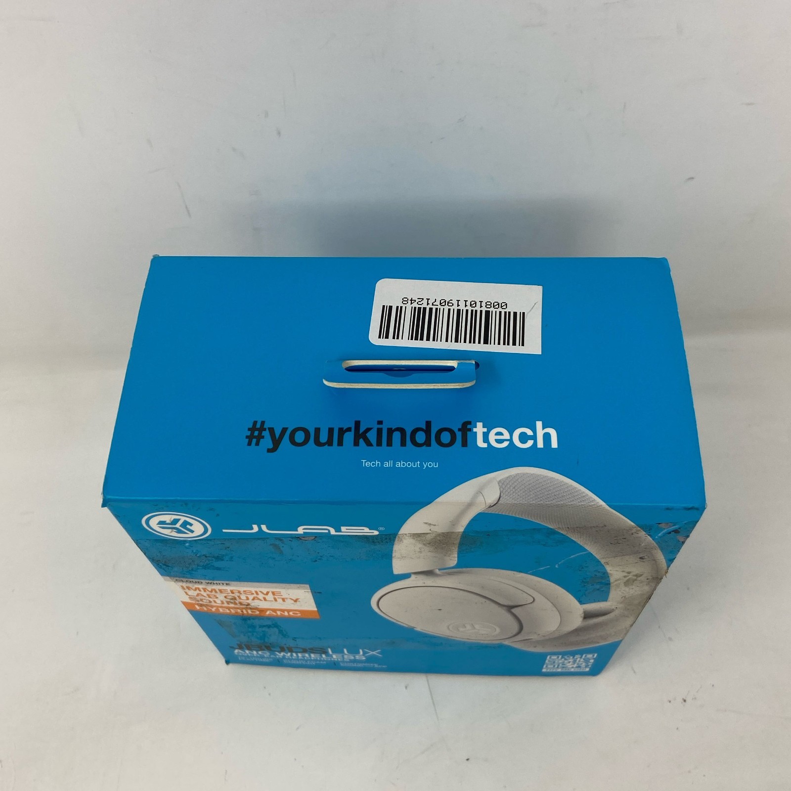JLab JBuds Lux ANC Wireless Over-Ear Headphones Cloud White