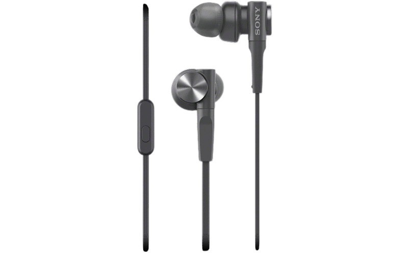 Sony EXTRA BASS Sports In-ear Headphones MDR-XB55AP -Black WITH MIC
