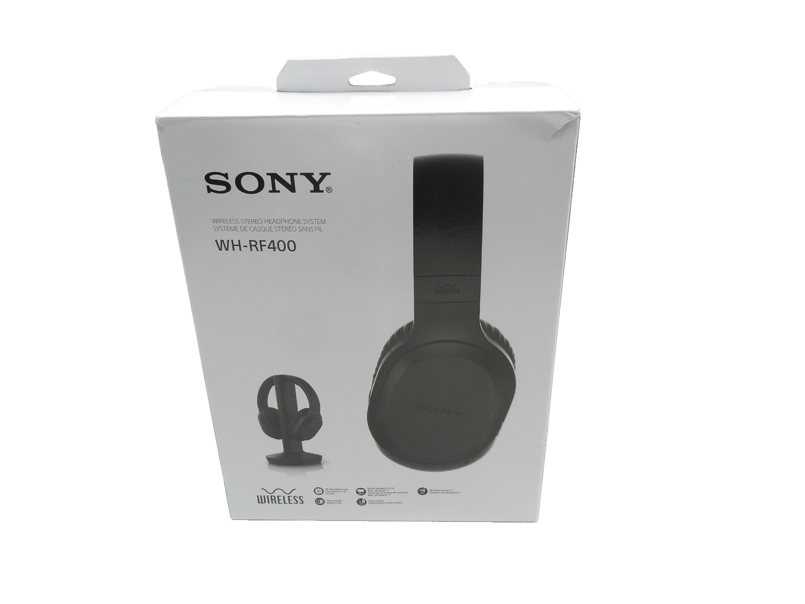 Sony WH-RF400 Wireless Home Theater Headphones – Black – NEW