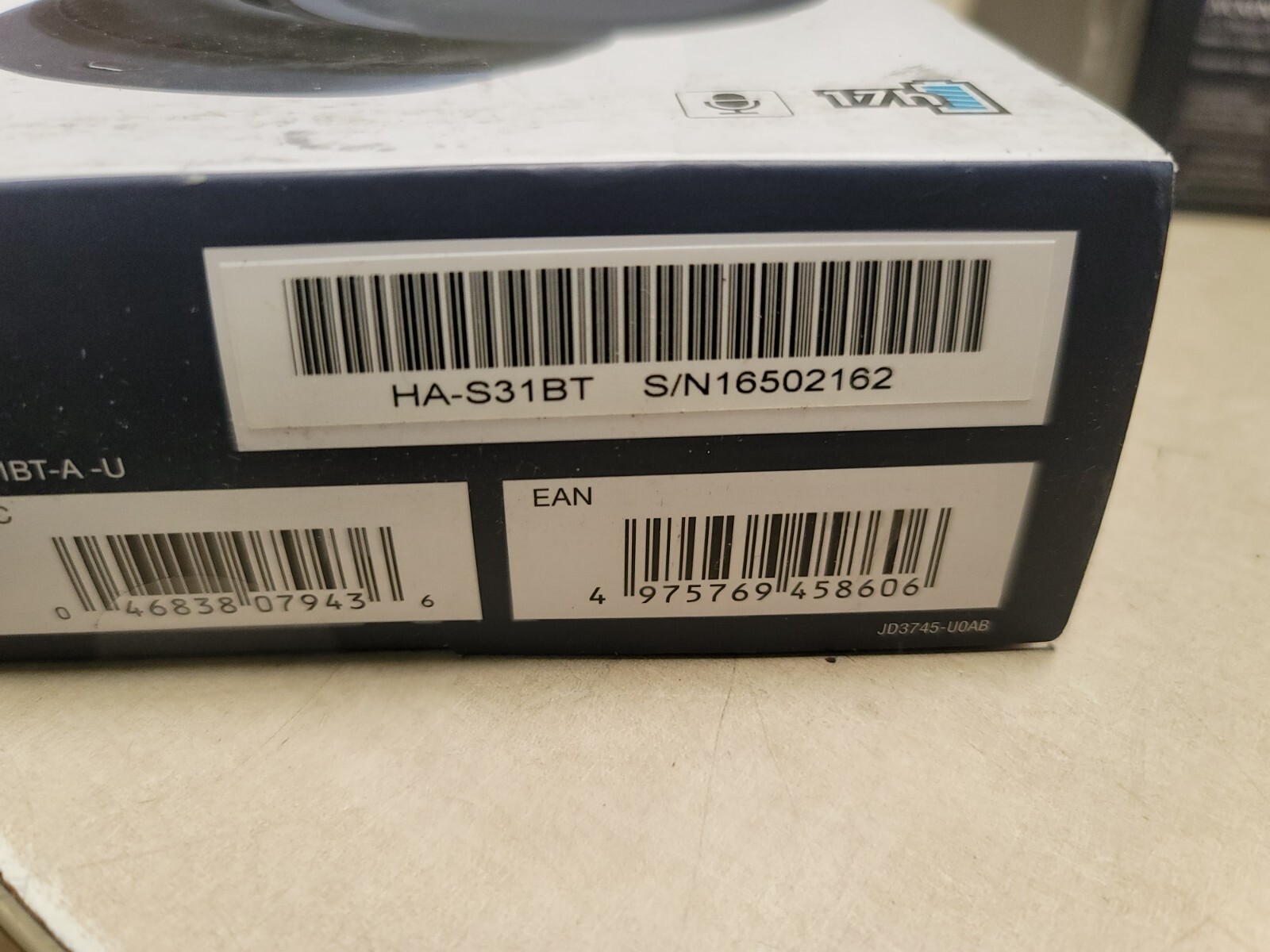 Lot of 6 JVC HAS31BTA Foldable Headphones Bluetooth On Ear Mic Remote (Blue)
