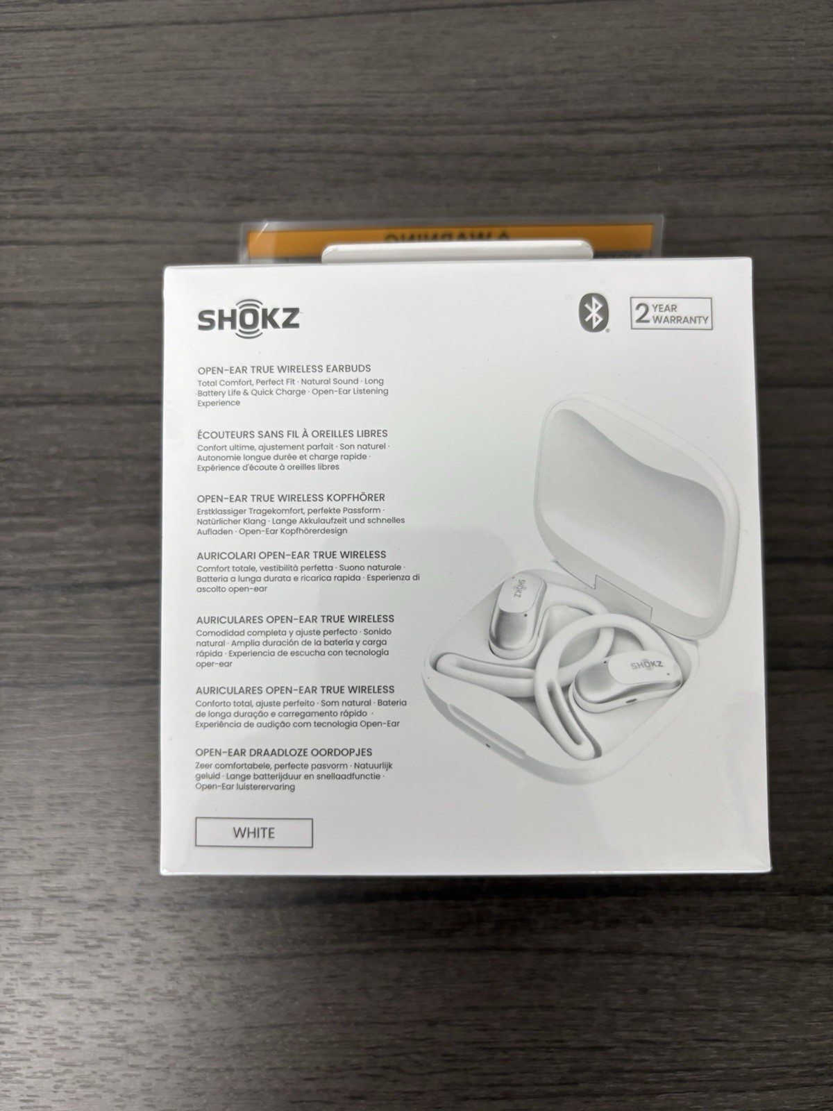 Shokz – OpenFit Air Open-Ear True Wireless Earbuds – White