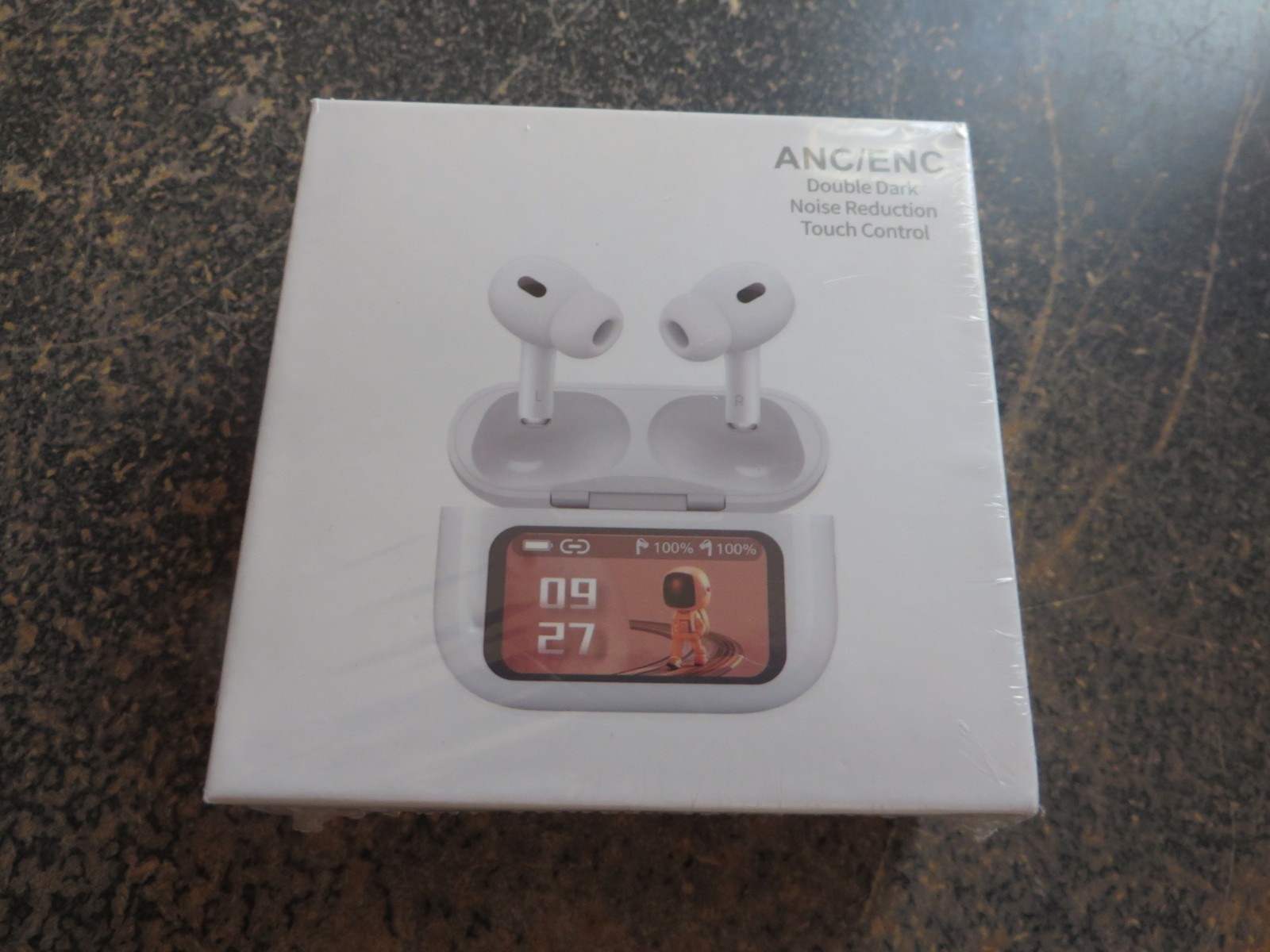 ANC/ENC Wireless Bluetooth Earbuds Double Dark Noise Reduction And Touch Control
