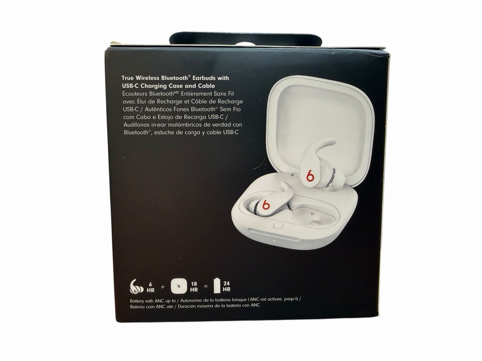 Beats Fit Pro White Ear Buds NEW NIB Active Noise Cancelling Apple MK2G3LL/A