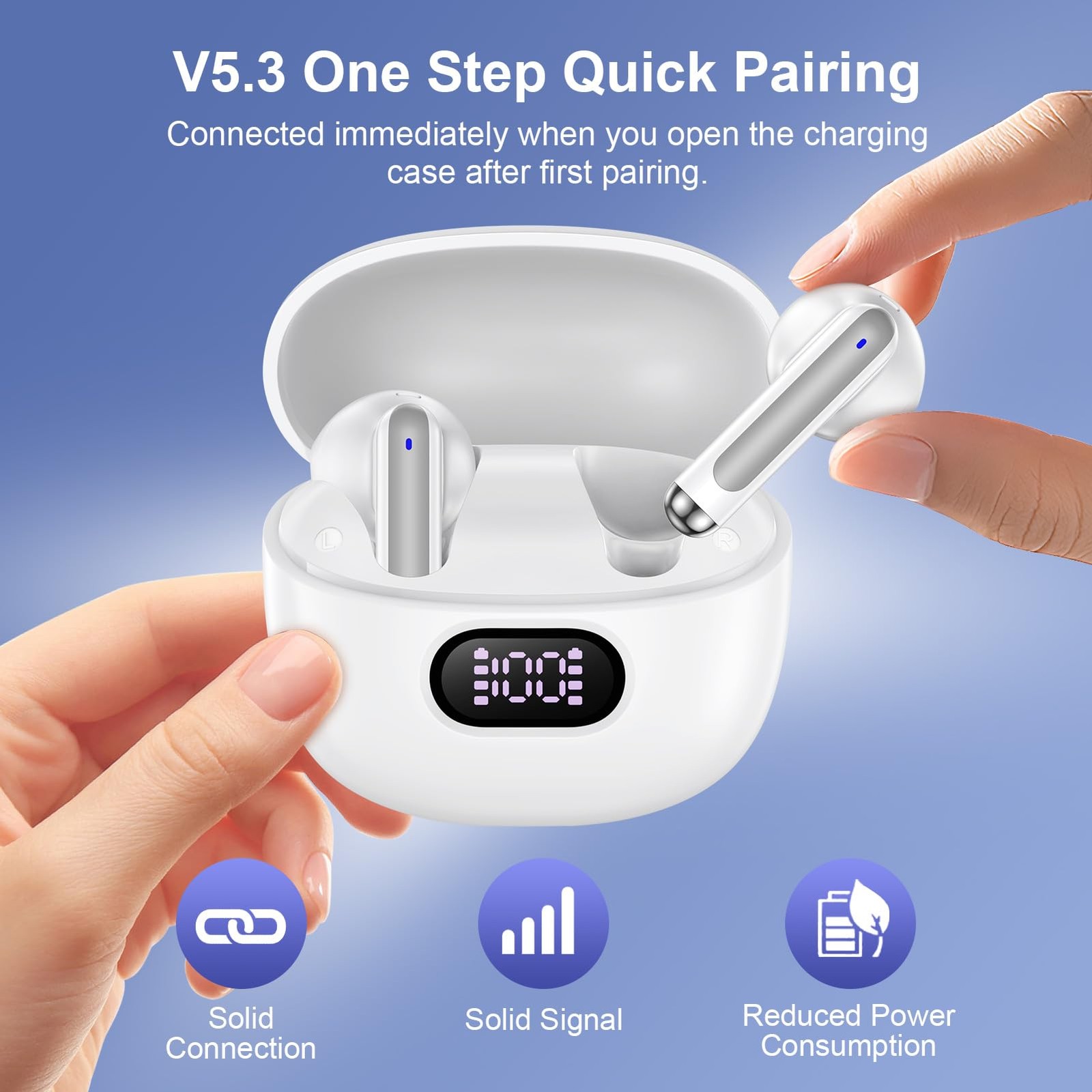 Pixel Buds Wireless Earbuds for Google 10 9a 9 Pro XL Fold 8a 8 White