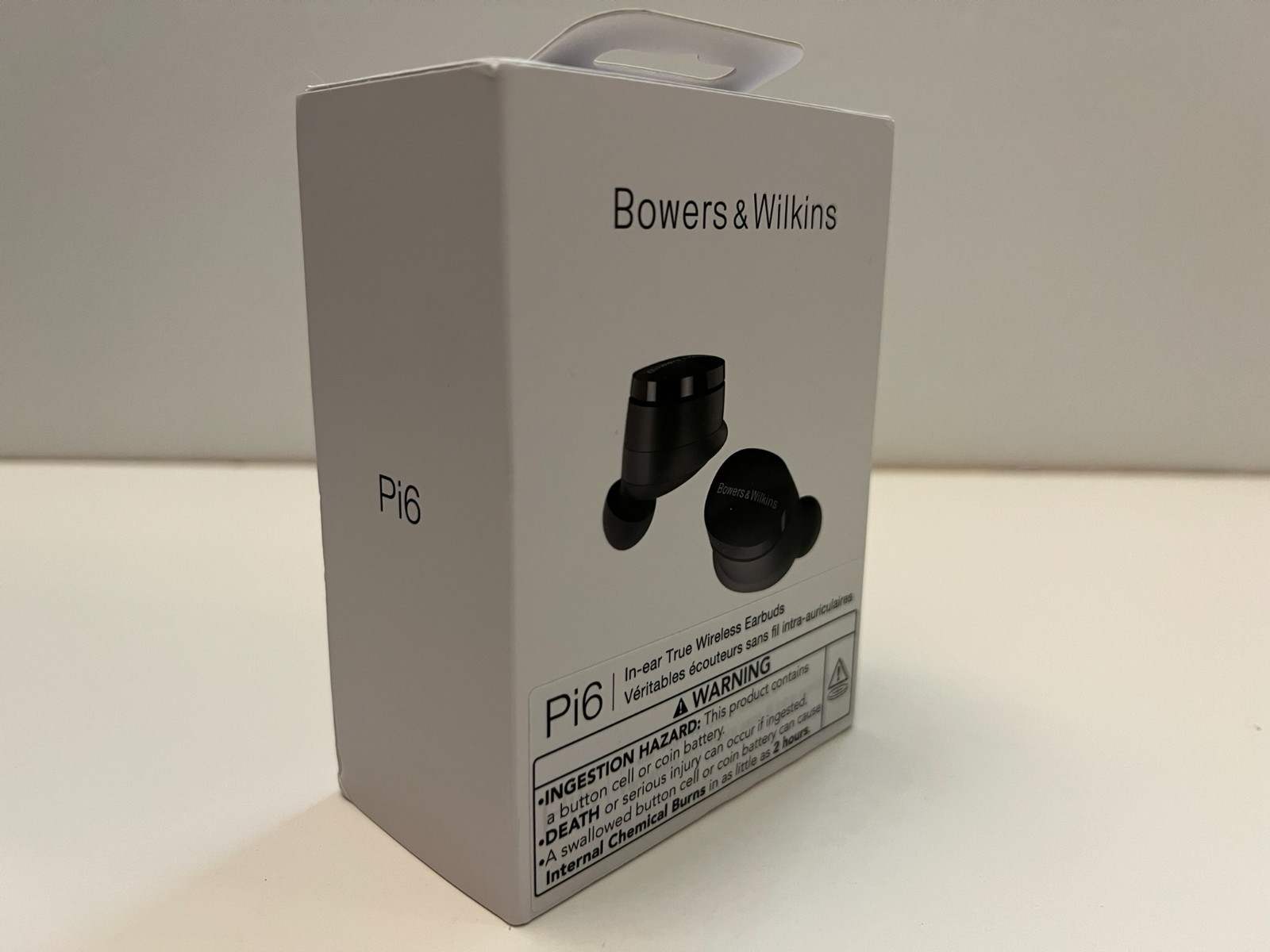 Bowers & Wilkins Pi6 Wireless Noise Cancelling Earbuds | Storm Grey – New