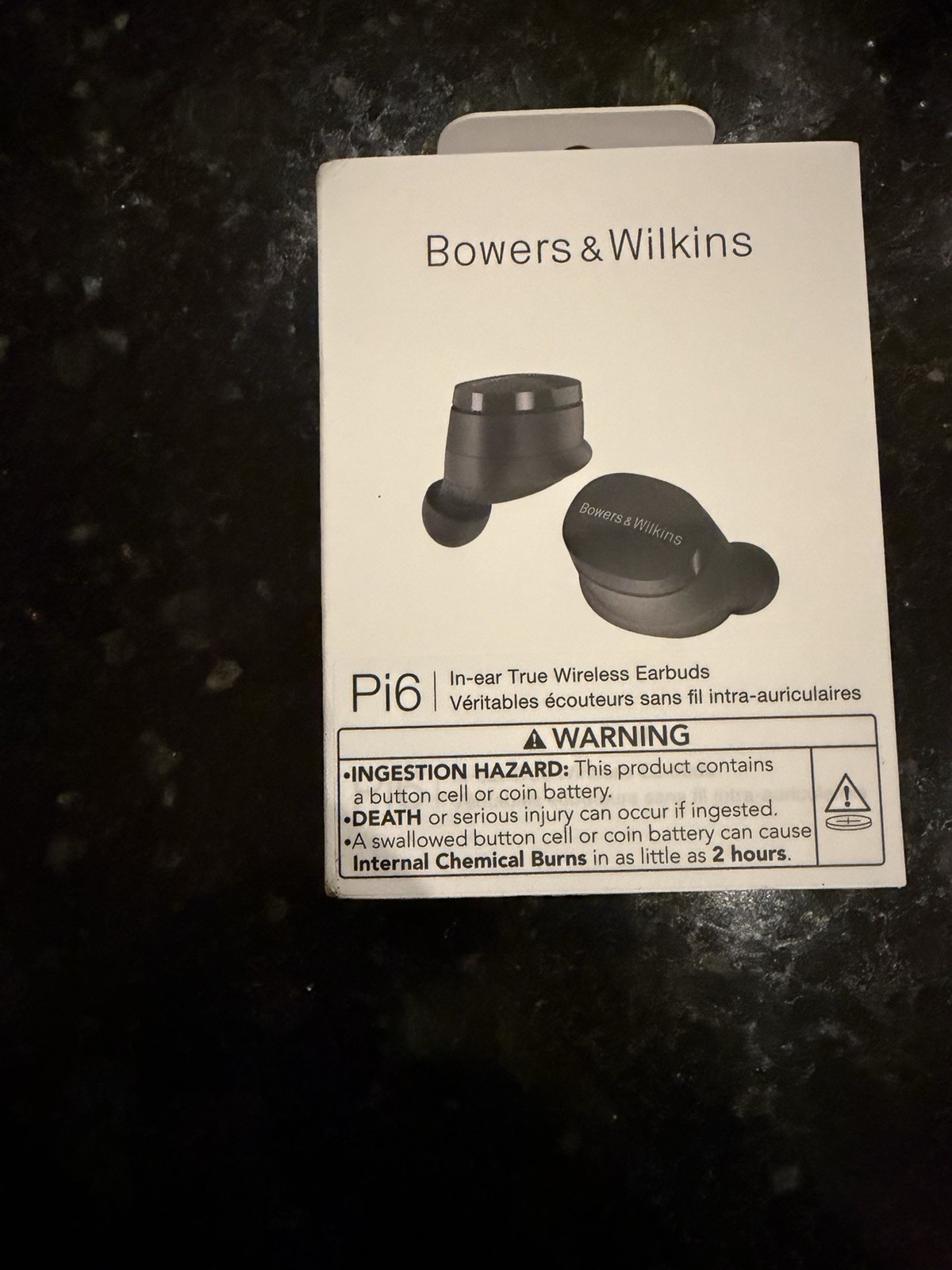 Bowers & Wilkins Pi6 Wireless Earbuds with aptX Adaptive & 12mm Drivers