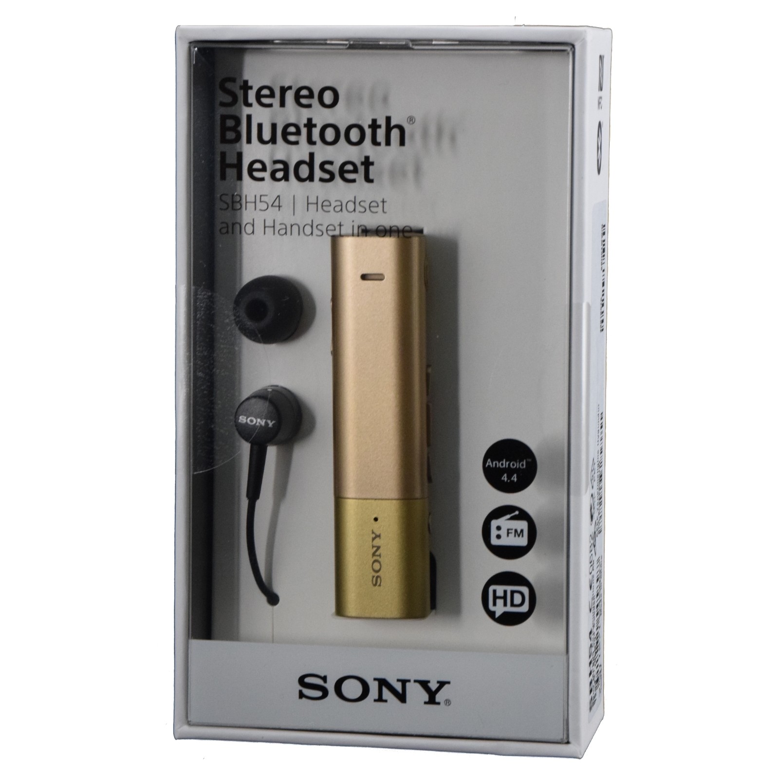 Sony SBH54 NFC Stereo Bluetooth HD Voice Noise Cancellation Headset FM – Gold