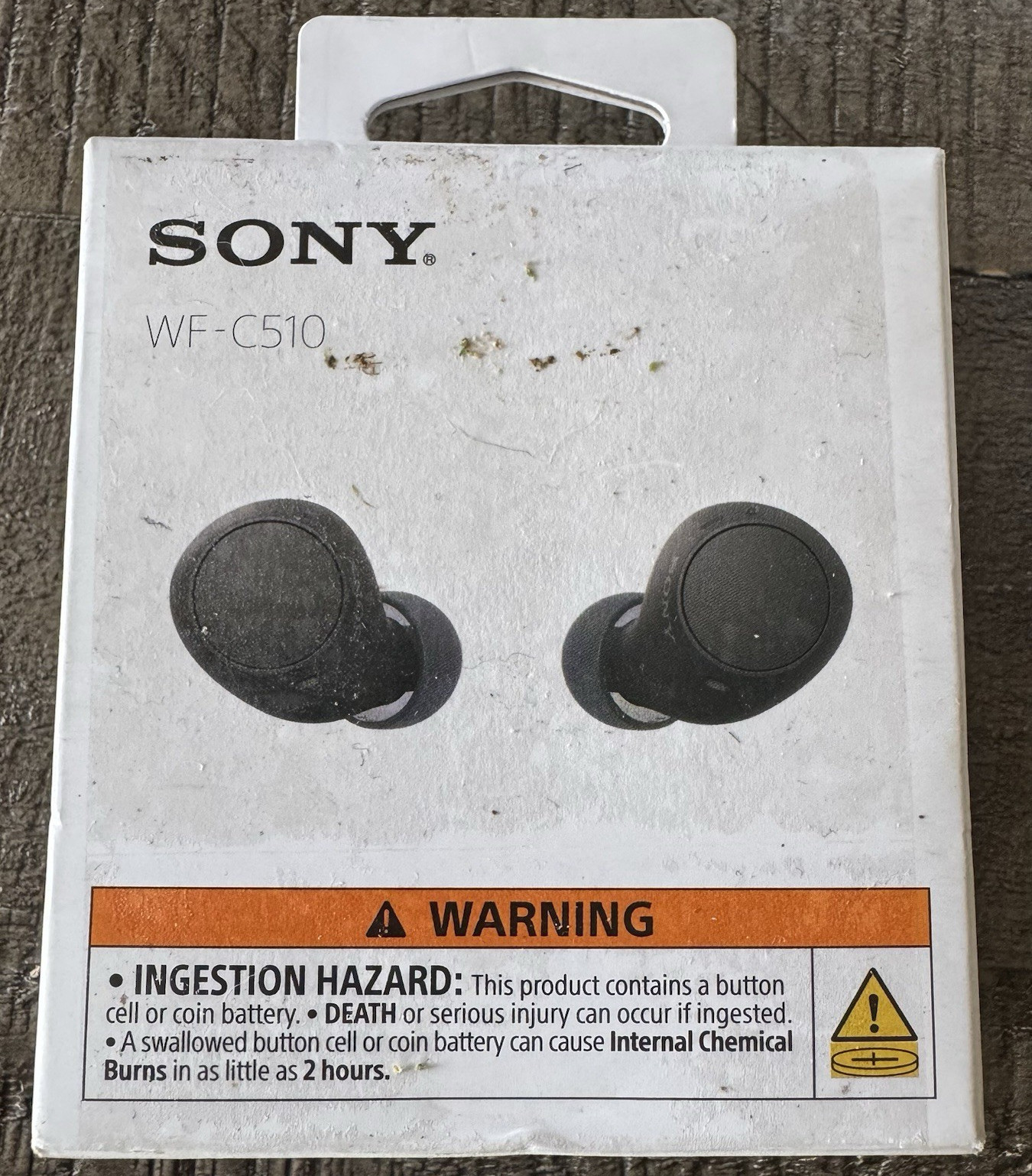 Sony WF-C510 Wireless In-Ear Bluetooth Earbuds Double Earpieces – Black