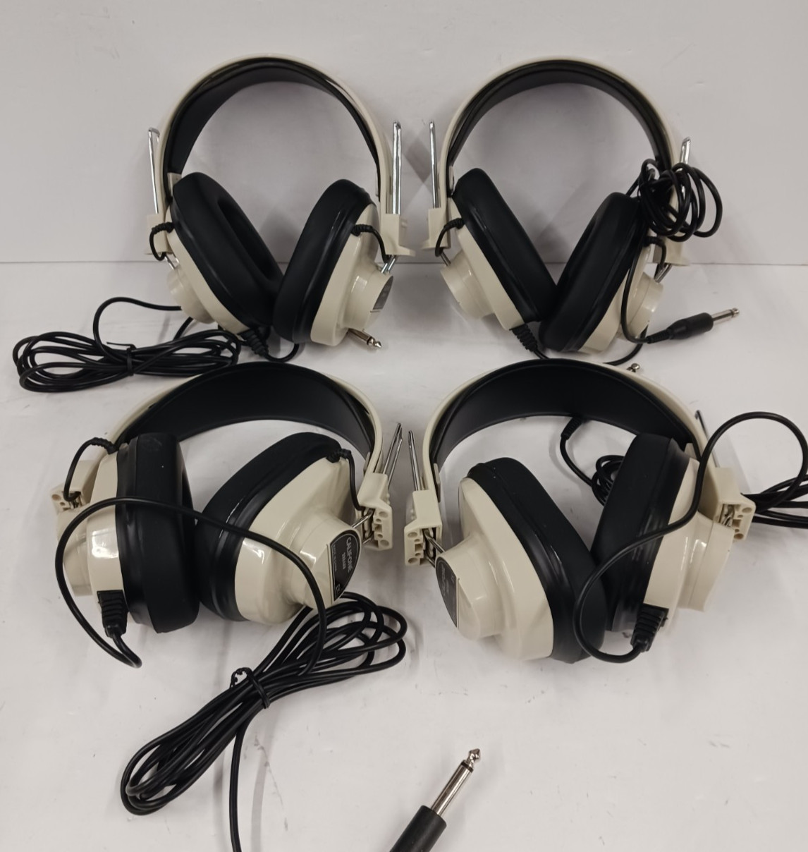 Califone 2924AV-PS Headphones 6ft cord New in Bag Lot Of 4