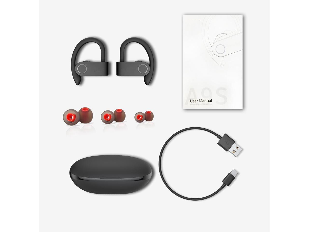 NEW 2023 PRO Sport Earbuds Bluetooth 5.0 TWS Headsets Wireless headphones in Ear
