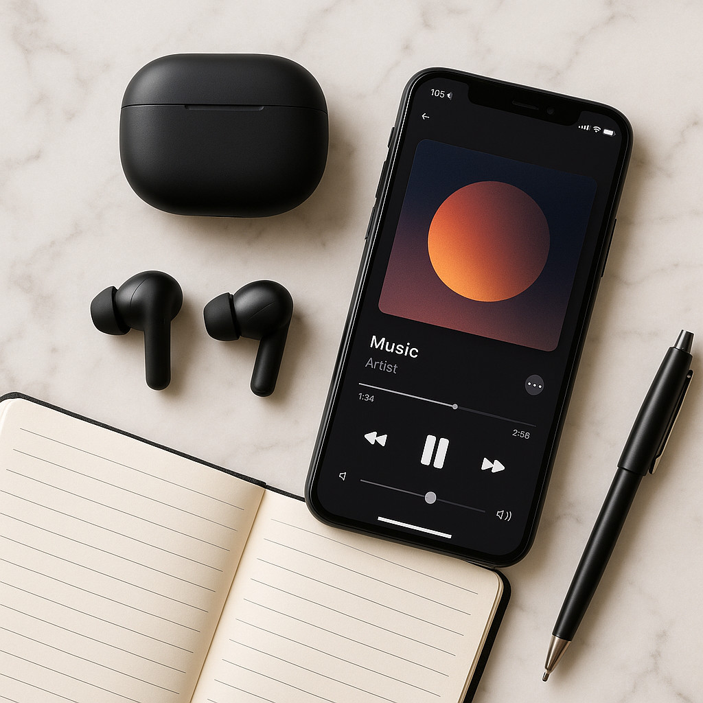 ANC ENC True Wireless Earbuds Active Noise Cancelling Bluetooth