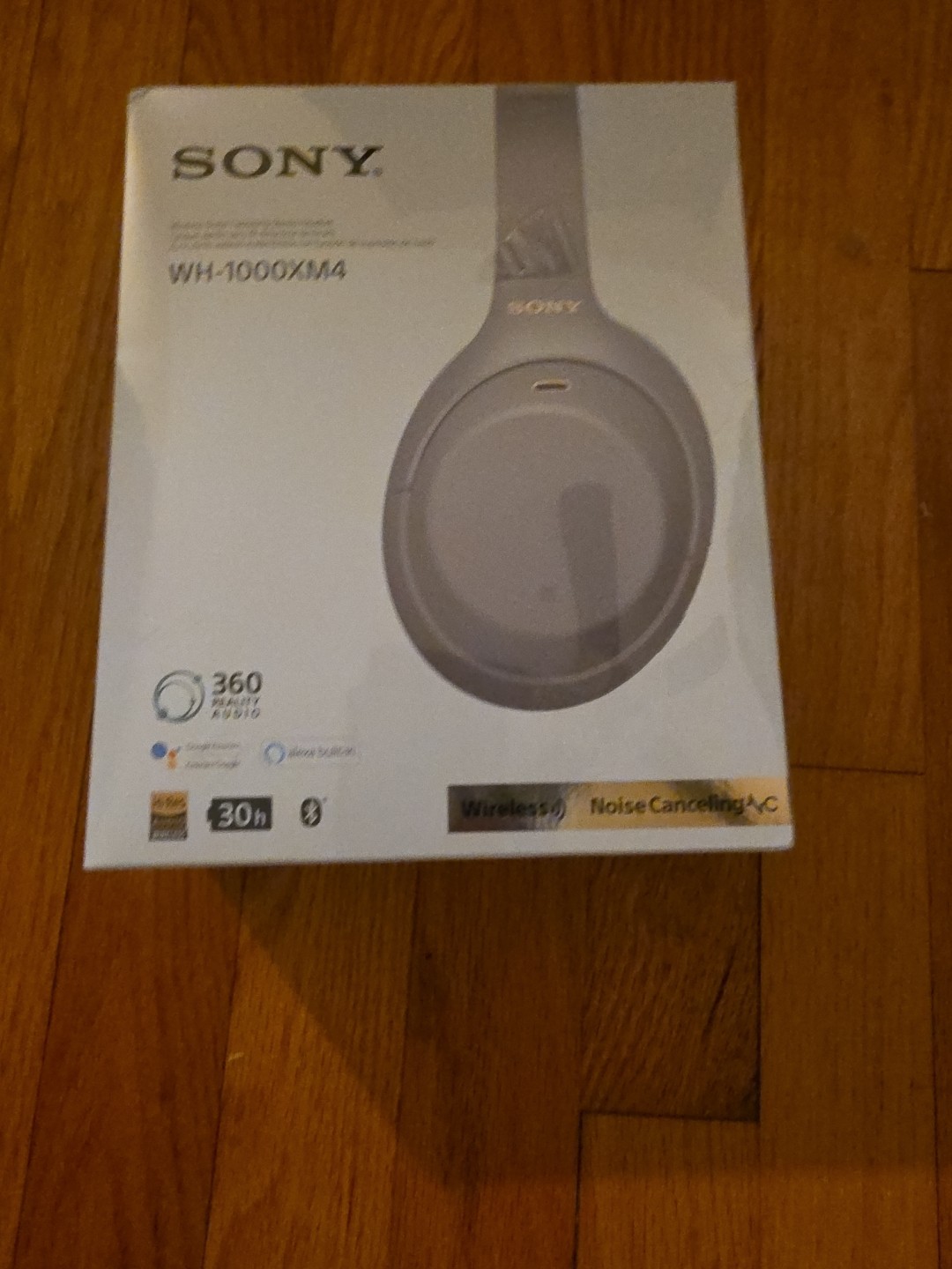 Sony WH-1000XM4 Wireless Over-Ear Headphones- Silver