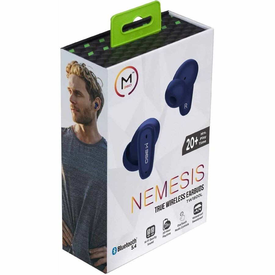 Morpheus 360 Nemesis True Wireless Earbuds TW1800L-Bluetooth Headphones with Mic