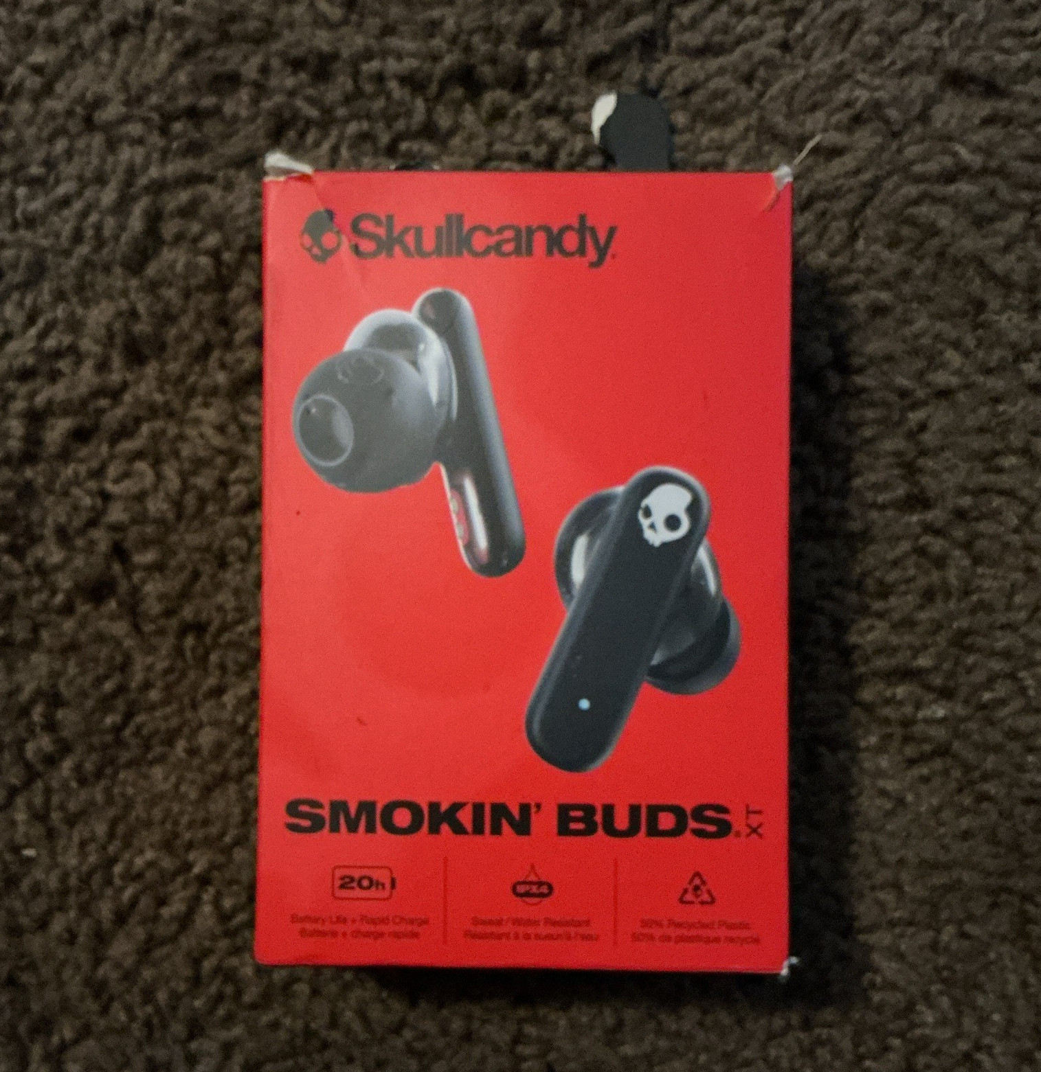 Skullcandy Smokin’ Buds XT Bluetooth Wireless In-Ear Earbuds Double Black