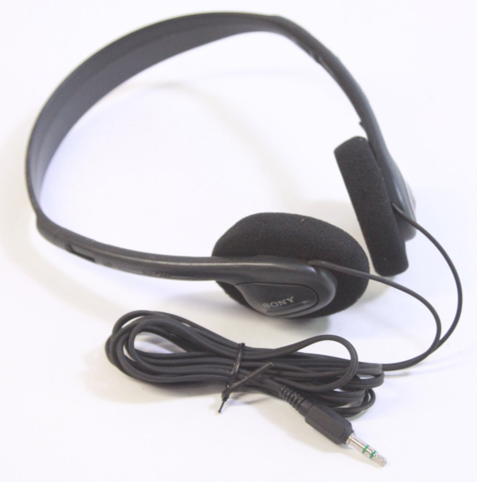 SONY Walkman Headphones MDR-009 Classic Retro Lightweight Adjustable