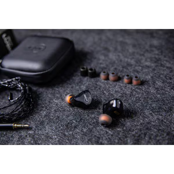 Linsoul ZiiGaat Lush Silver Blue earphones hybrid drivers (1DD + 4BA) ZII012