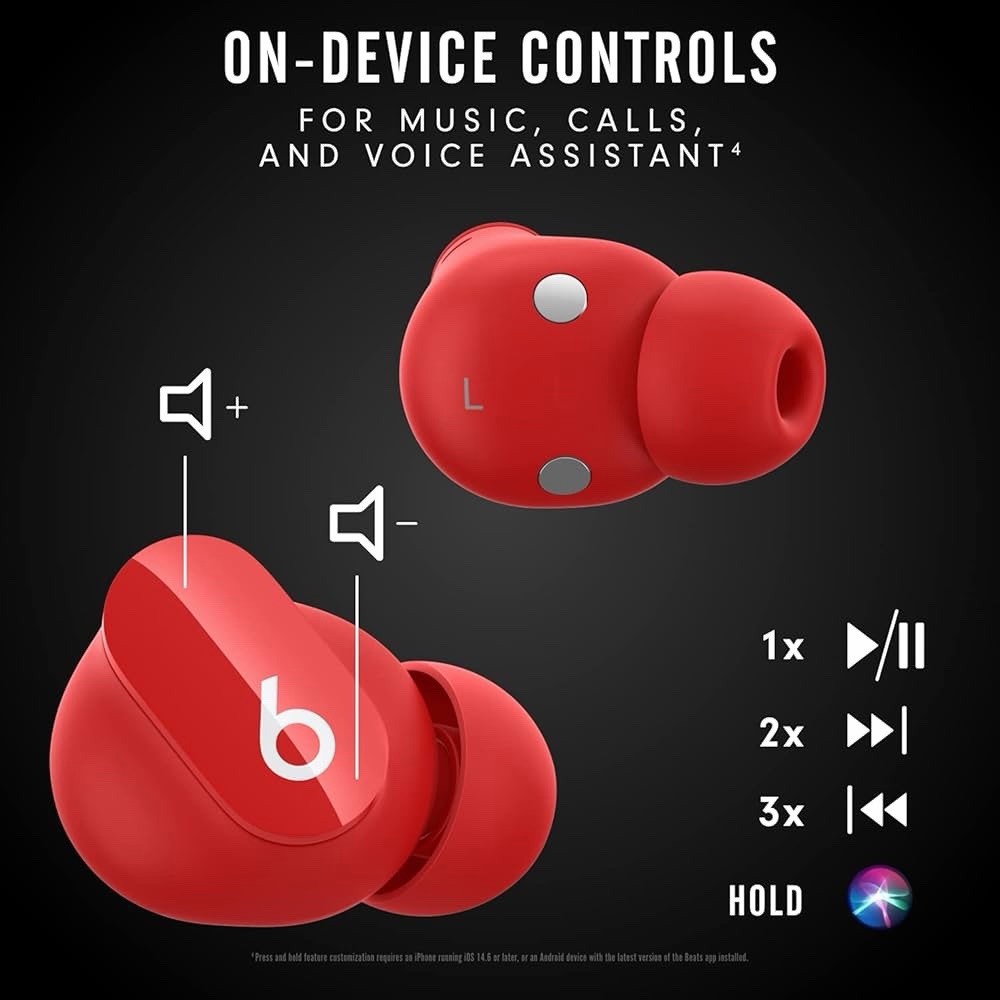 Beats by Dr. Dre Studio Buds – Red