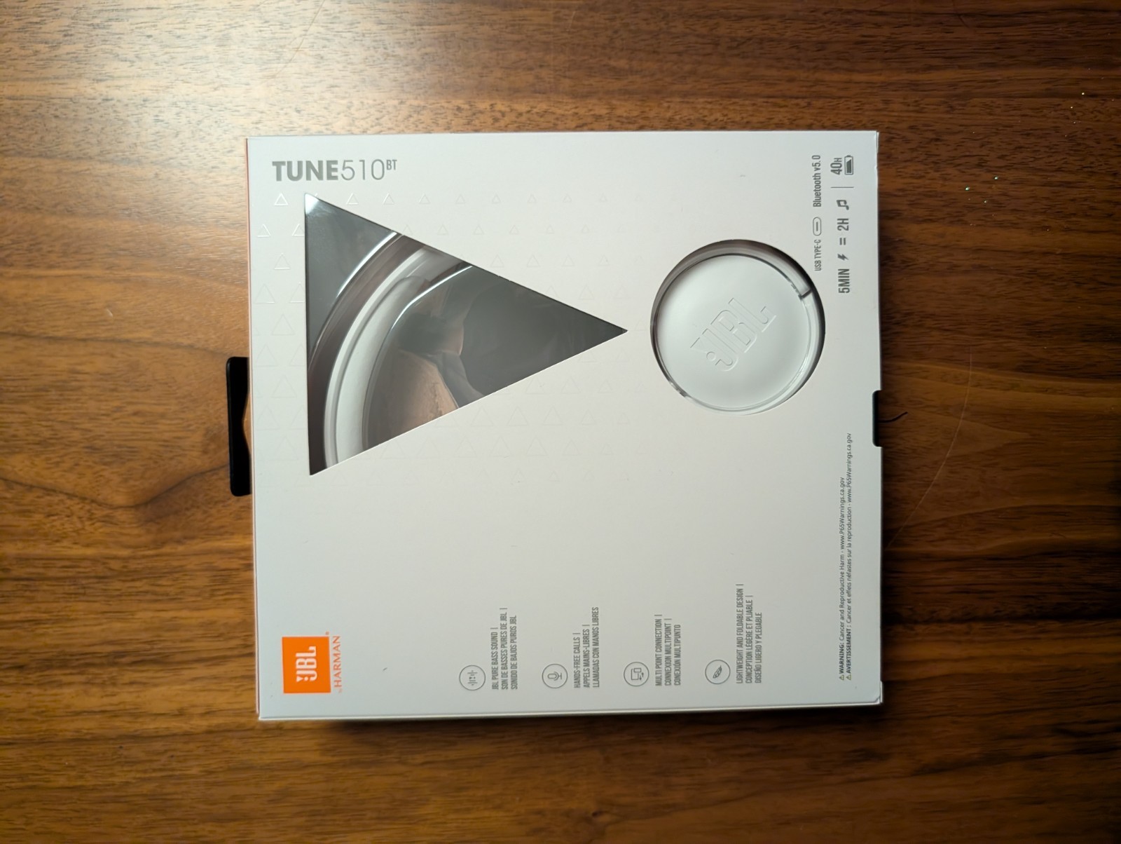 (Lot of 3) JBL Tune 510BT Wireless Bluetooth Headphones w/ Built-In Mic White