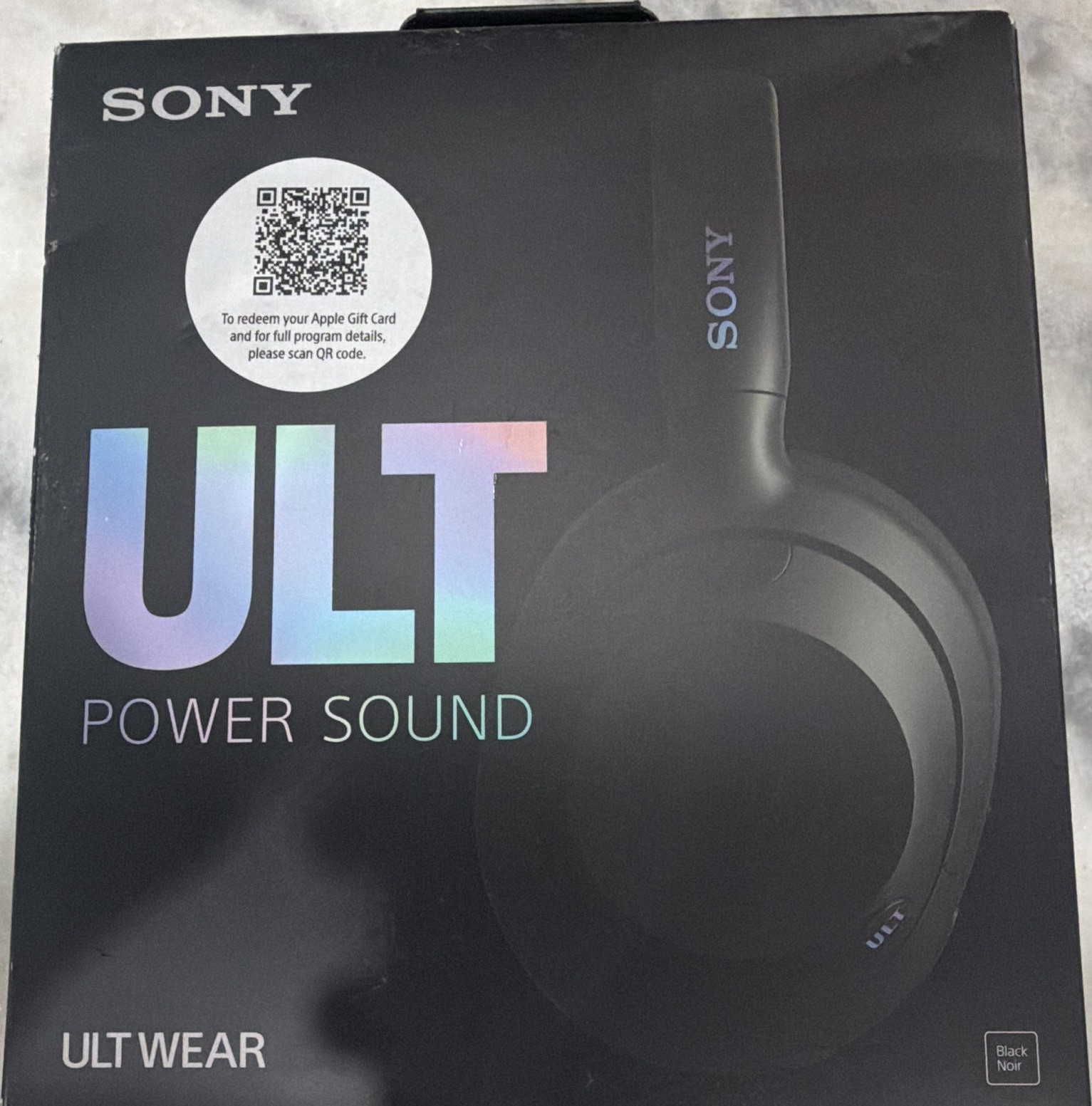 Sony WH-ULT900N ULT Wear Wireless Noise Canceling Over-Ear Headphones Black