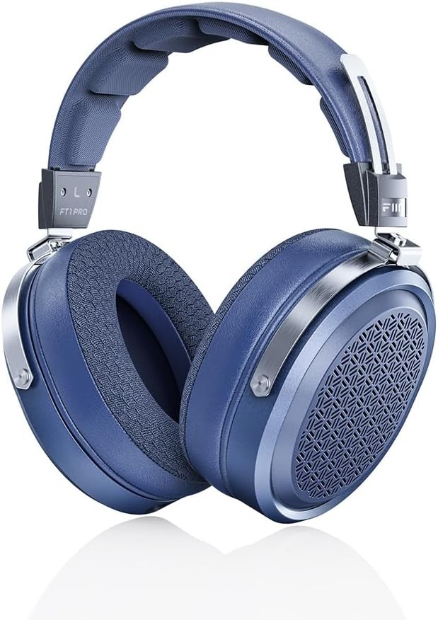 FiiO FT1 Pro Open-Back Planar Magnetic Wired Hi-Fi Headphone (Blue)