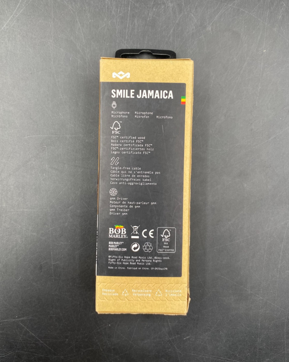 House of Marley Smile Jamaica In-Ear Wired Headphones (EM-JE041-CPB) – NEW