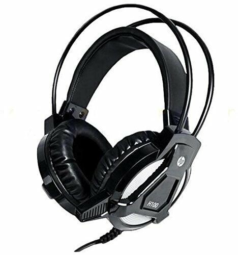 HP Wired Gaming PC Headset Stereo Sound HP H100 Headphone with Microphone