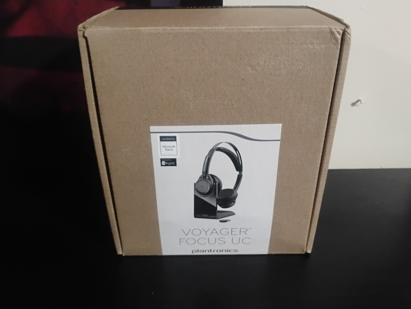 Poly Plantronics Voyager Focus UC B825-M Bluetooth Headset (No Dongle)Never Used
