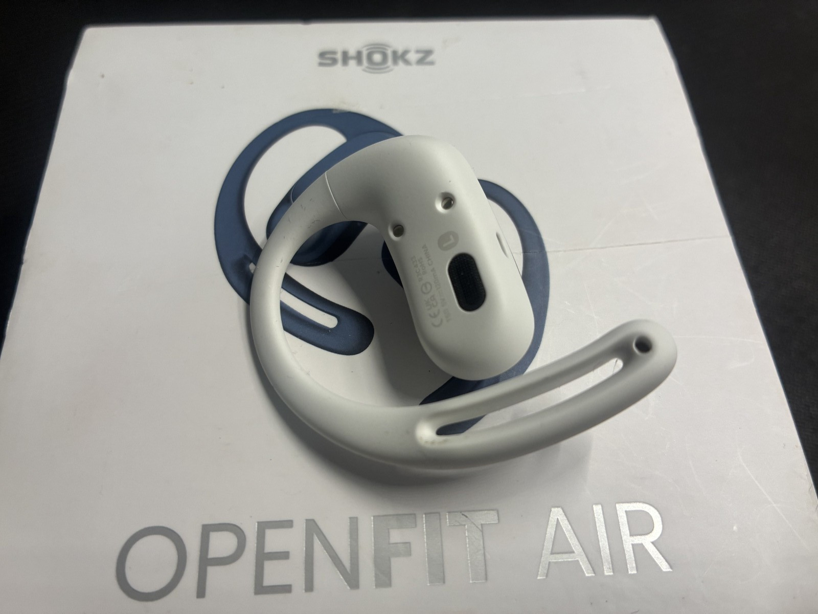 Original Shokz OpenFit AIR Open-Ear Left Side Only – White (T511)
