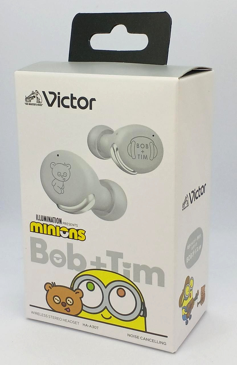 JVC Kenwood Victor Minion Model Wireless Stereo Headset HA-A30T-EH Tested