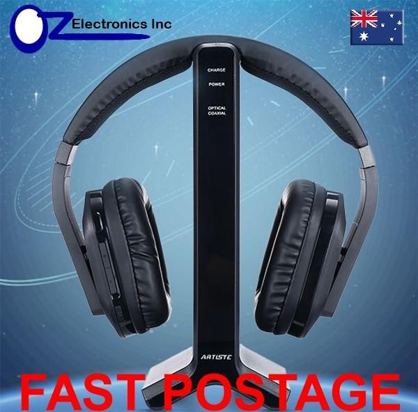 Artiste D1 2.4G HiFi Stereo Wireless Digital Headphones watching TV listen music