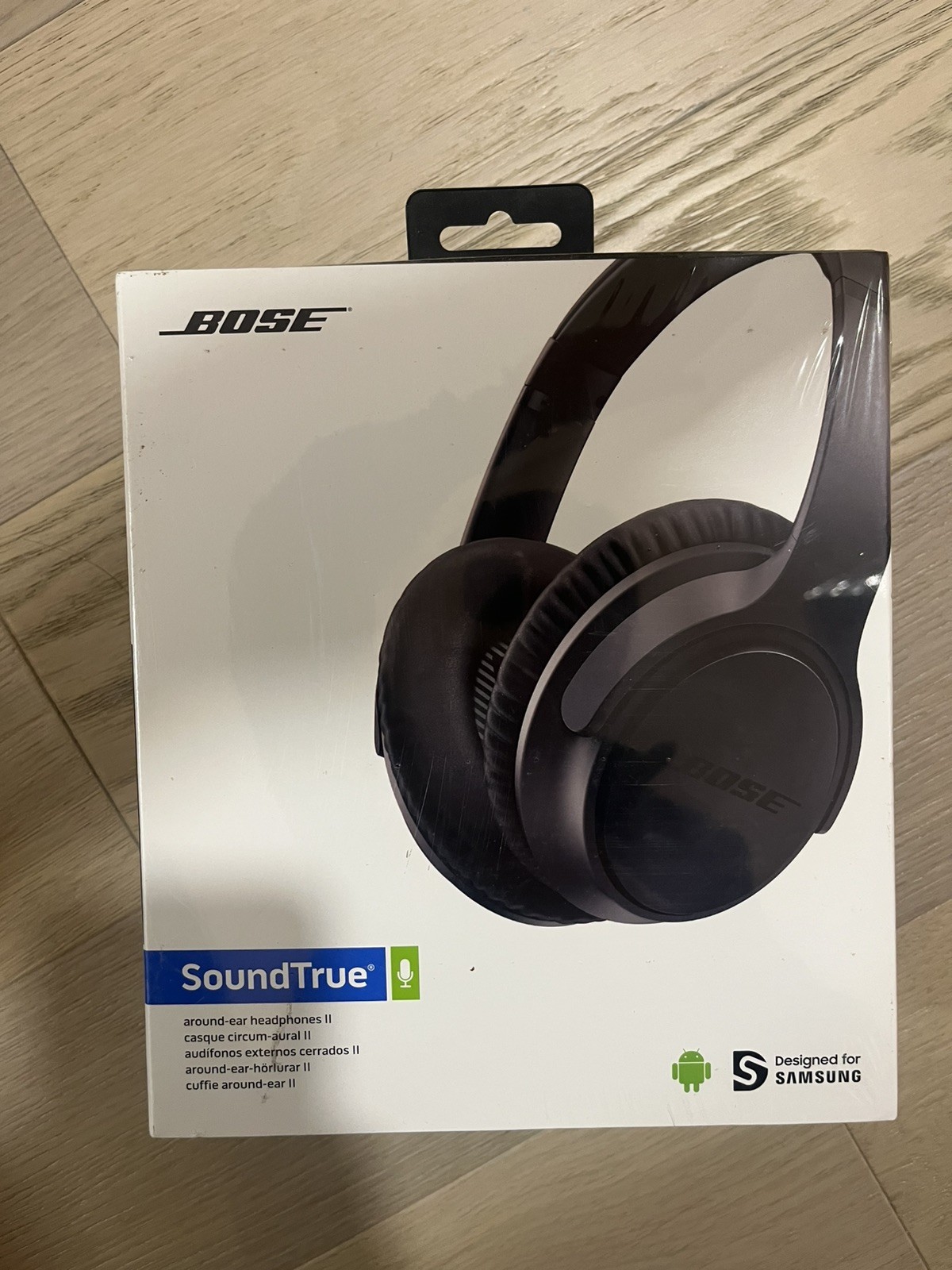 New Bose SoundTrue Around-Ear II 2 Headphones Headset Android Samsung Charcoal