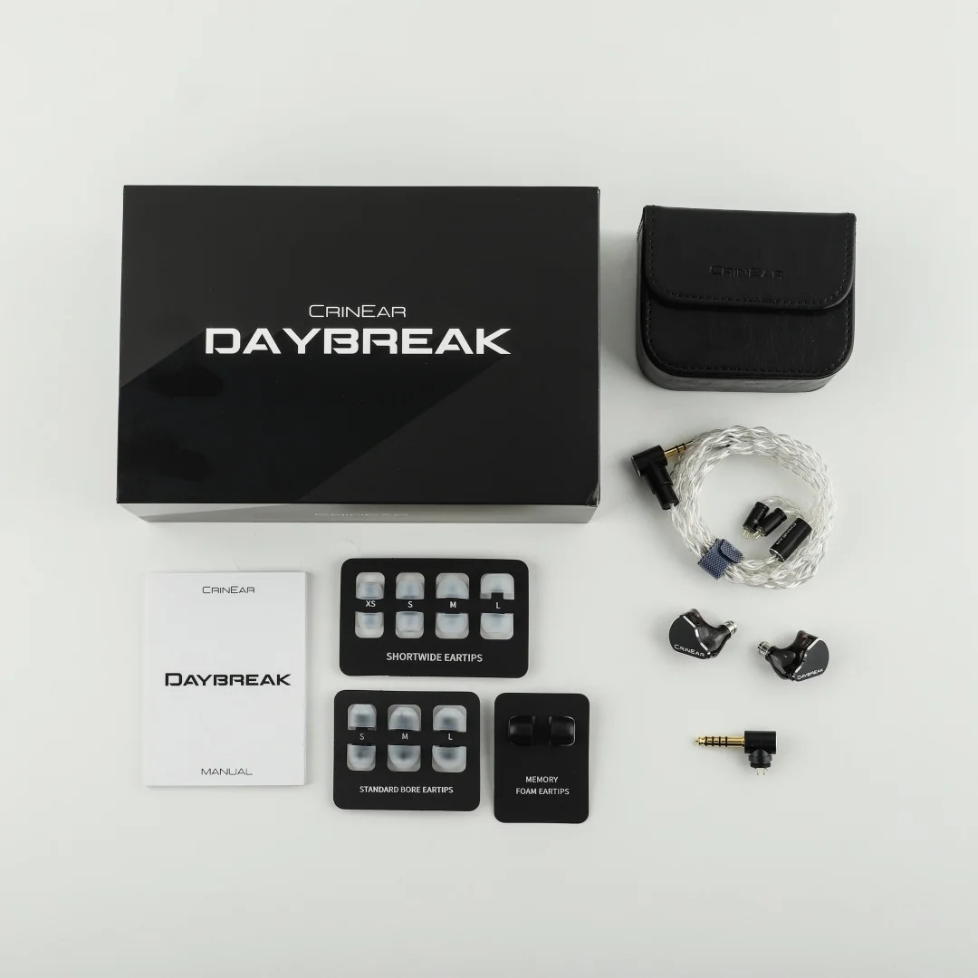 CrinEar Daybreak In-Ear Headphones 1DD+2BA+2MPT Tribrid IEM Resin Shell