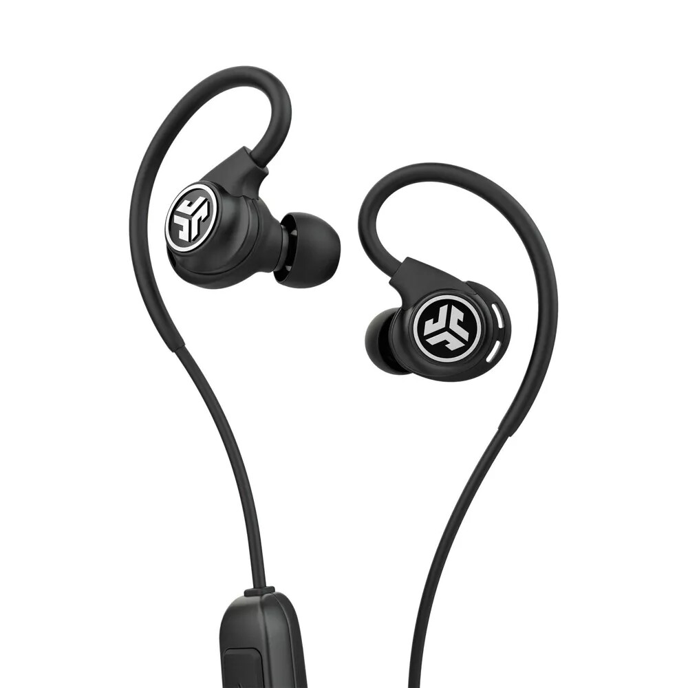 JLab Fit Sport Bluetooth Wireless Earbuds – Black