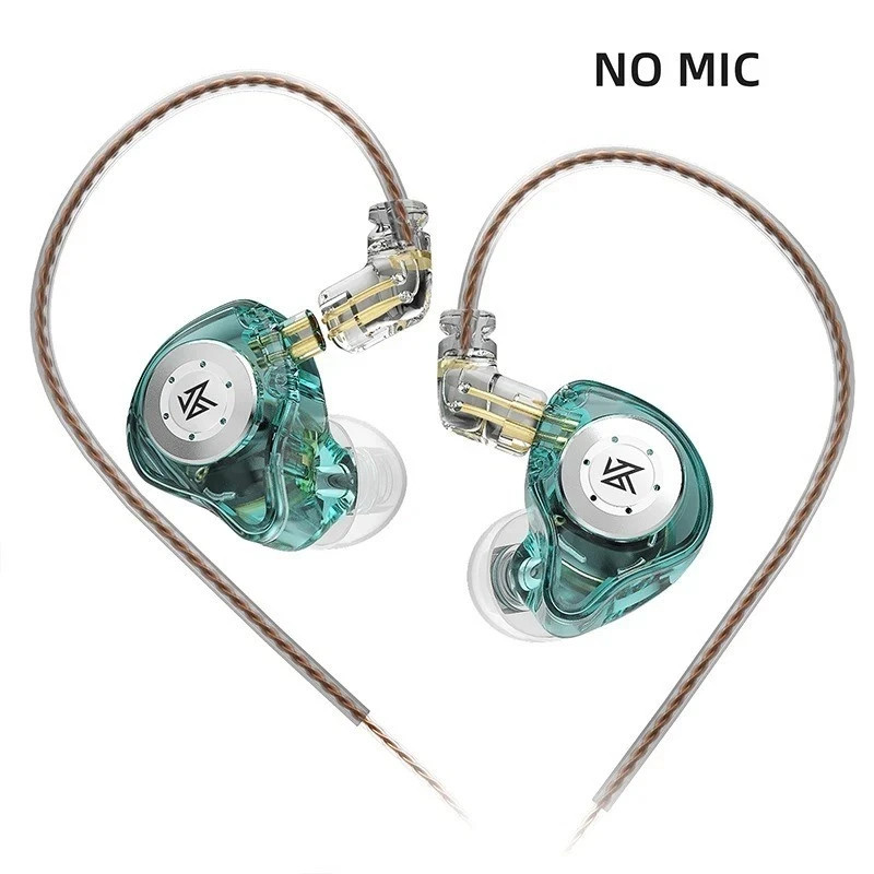 Kz Edx Pro Earphones Dynamic in Ear Monitor Hifi Wired Headphones Bass Stereo Ga
