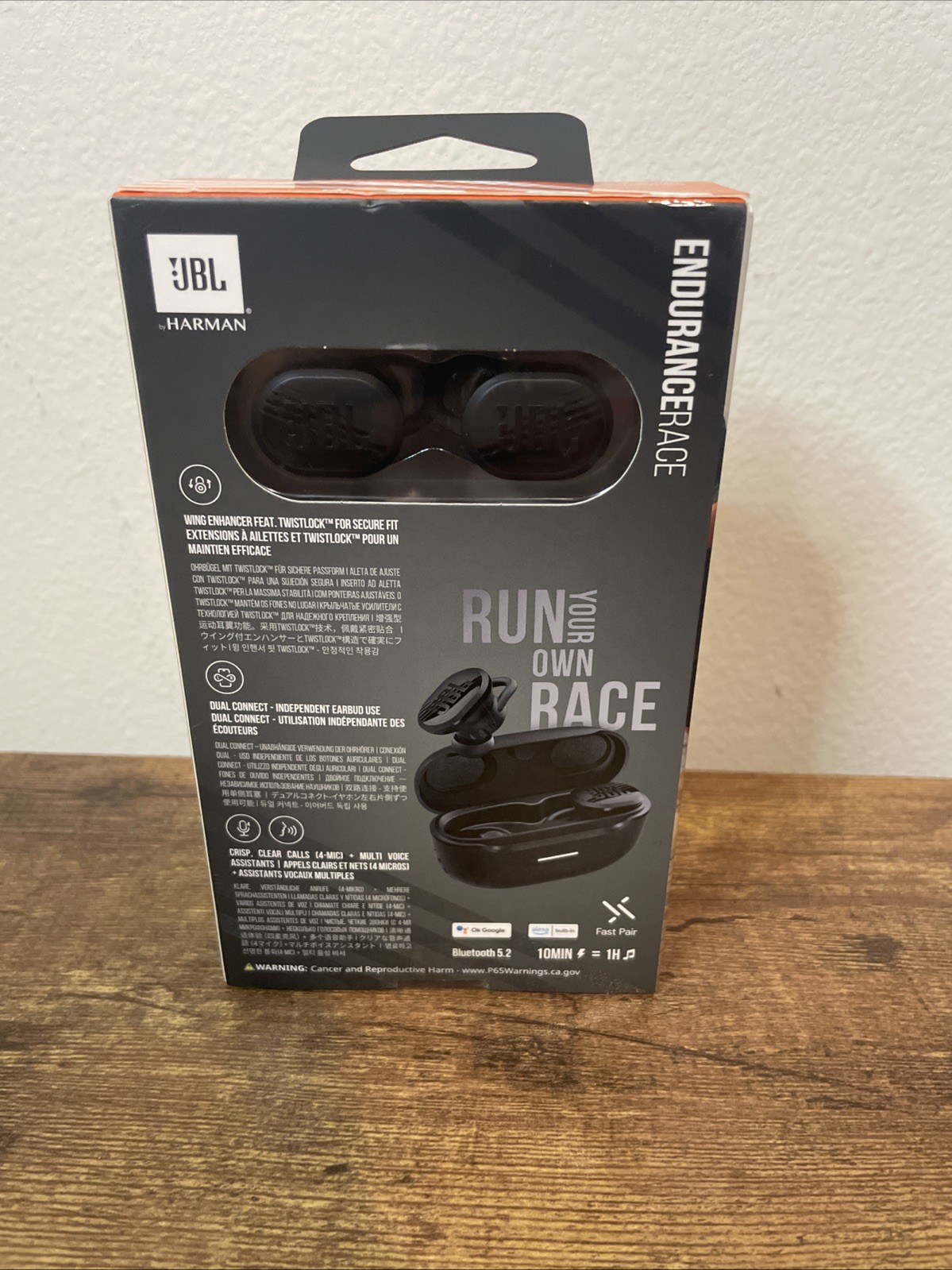 JBL Endurance Race True Wireless Headphones IP67 Smart Ambient
